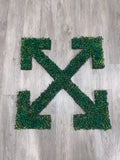 Off white grass decor