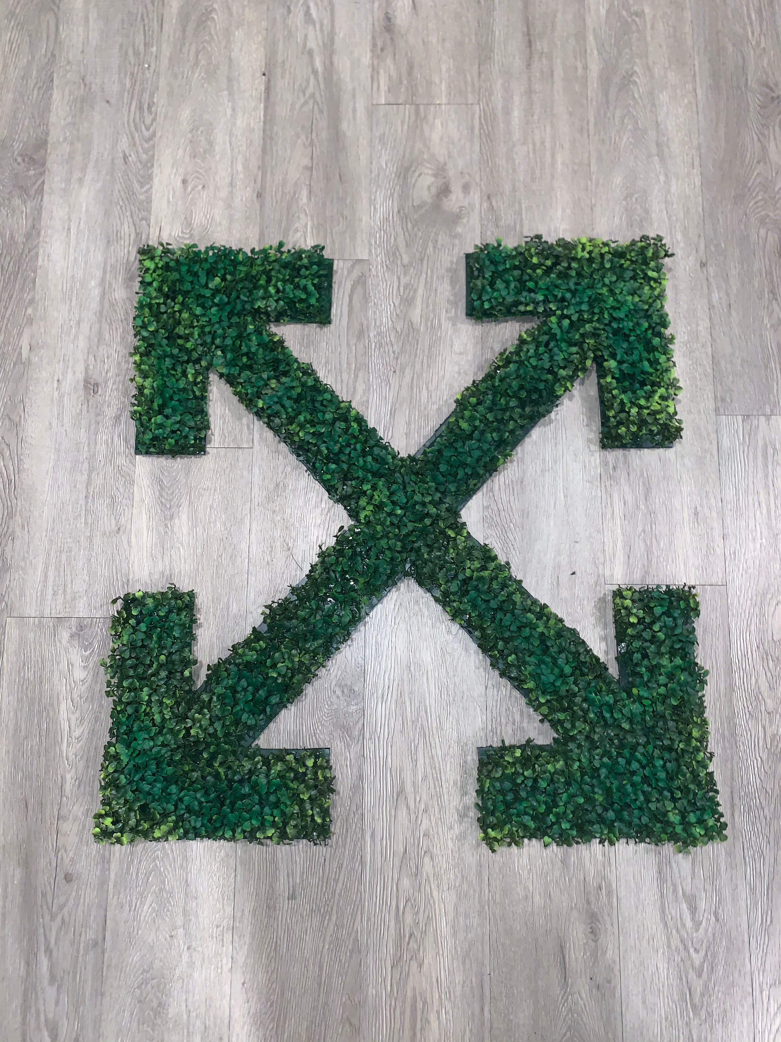 Off white grass decor
